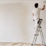 muur verven woonkamer